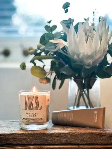 Wildwood Candle - Sea Salt + Sage